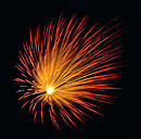 Schweifsterne gold zu rot